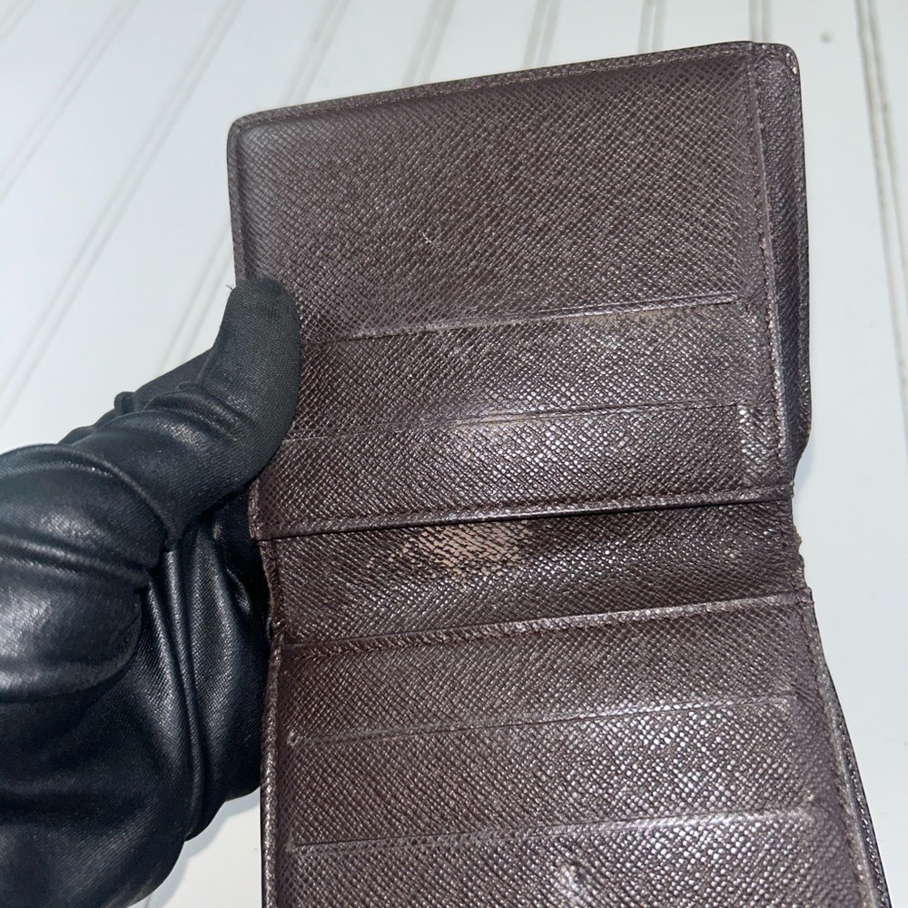 Louis Vuitton Portefeuille Elise Damier Wallet Women Brown One Size - Picture 7 of 10